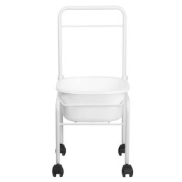 BRODZIK DO PEDICURE NA KÓŁKACH BIAŁY 126397