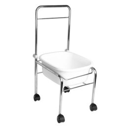 BRODZIK DO PEDICURE NA KÓŁKACH CHROM 126249