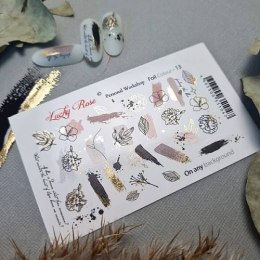 NAKLEJKI NA PAZNOKCIE FOIL COLOR GOLD-13
