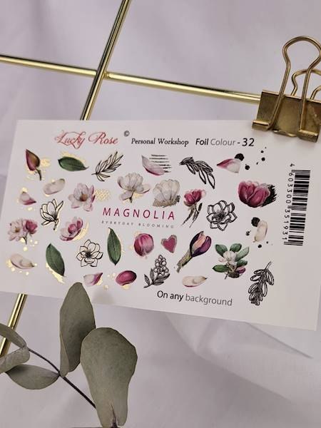 NAKLEJKI NA PAZNOKCIE FOIL COLOR GOLD-32 NAKLEJKI NA PAZNOKCIE FOIL COLOR GOLD-32