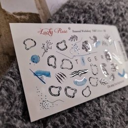 NAKLEJKI NA PAZNOKCIE FOIL COLOR SILVER-30