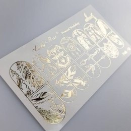 NAKLEJKI NA PAZNOKCIE FOIL GOLD-12