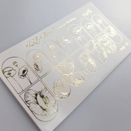 NAKLEJKI NA PAZNOKCIE FOIL GOLD-17