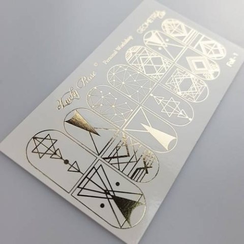 NAKLEJKI NA PAZNOKCIE FOIL GOLD-1 NAKLEJKI NA PAZNOKCIE FOIL GOLD-1