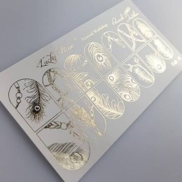 NAKLEJKI NA PAZNOKCIE FOIL GOLD-8