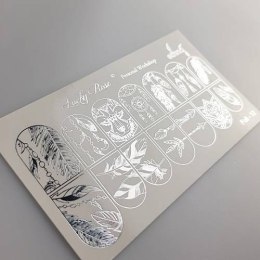 NAKLEJKI NA PAZNOKCIE FOIL SILVER-12