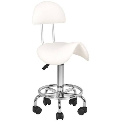 TABORET KOSMETYCZNY 6001 BIAŁY 118590 TABORET KOSMETYCZNY 6001 BIAŁY 118590