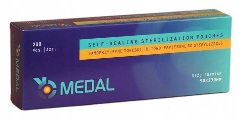 Torebki do sterylizacji 90x230mm 200szt. Torebki do sterylizacji 90x230mm 200szt.
