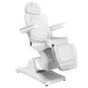 FOTEL KOSMETYCZNY ELEKTR. AZZURRO 870 3 SILN. BIAŁ