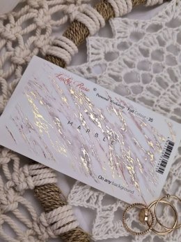 NAKLEJKI NA PAZNOKCIE FOIL COLOR GOLD-35
