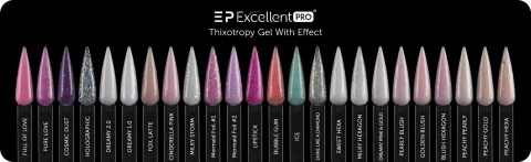 Excellent PRO Thixotropy gel with effect Mermaind Foil 2 15g Excellent PRO Thixotropy gel with effect Mermaind Foil 2 15g