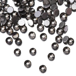 Cyrkonie do paznokci szklane SS3 BLACK DIAMOND
