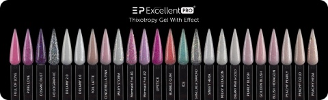 Excellent PRO Thixotropy gel with effect Golden Blush 50g