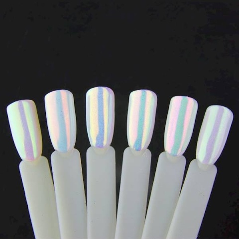 Pyłek do paznokci AURORA MIRROR FLAME 0,3g Nr 6