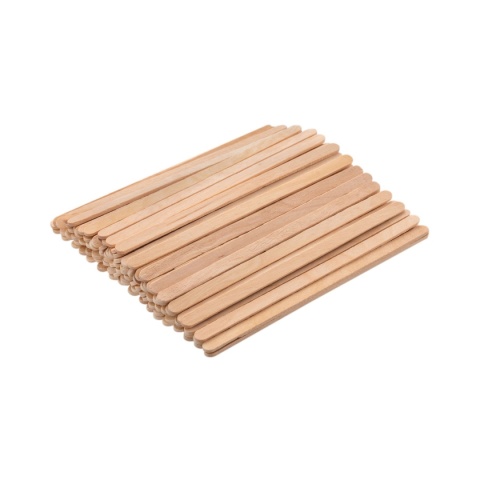SZPATUŁKI DO WOSKU DŁUGIE 14cmx0,5cm 100 szt.