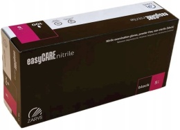 ZARYS Rękawice easyCARE nitrylowe bezpud. black S